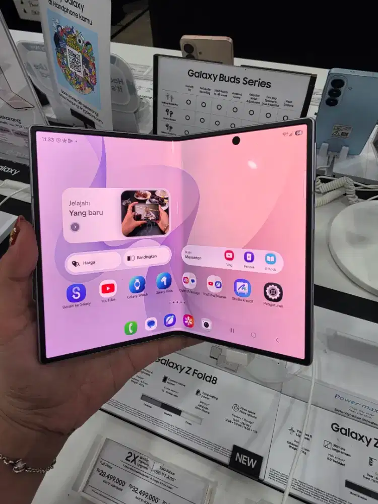 Promo cicilan Pre-order Samsung z fold8 Bunga 0% Gratis 2x angsuran