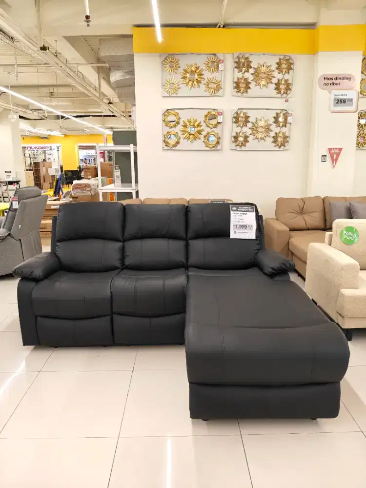 Sofa L mewah tapi murah