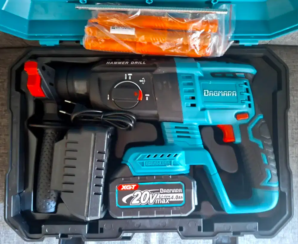 Baru Dagmara hammer impact rotary drill baterai portabel 3 fungsi
