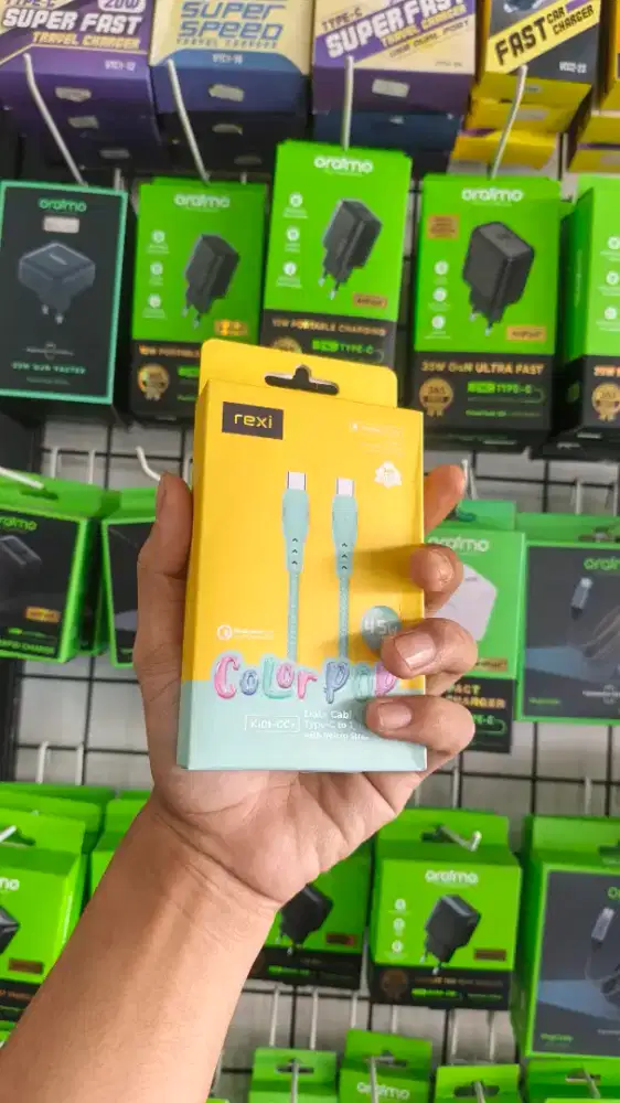 KABEL DATA TYPE C TO C REXI KC01-CCx