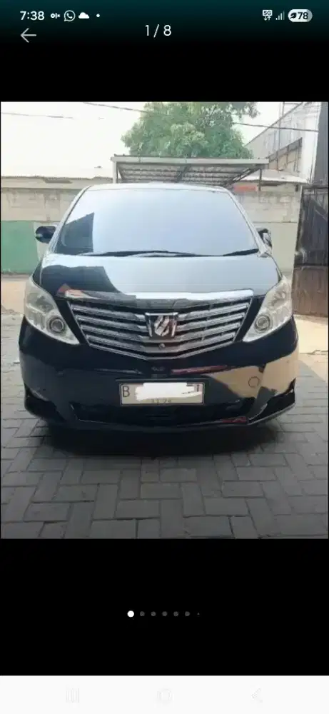 ALPHARD Q 3.5 2009 BLACK ISTIMEWA