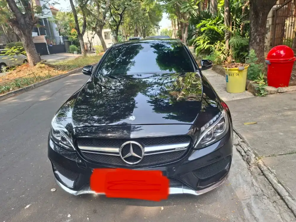 Dijual segera !! Mercedes Benz C250 AMG 2015/2016 FULL Option Hitam