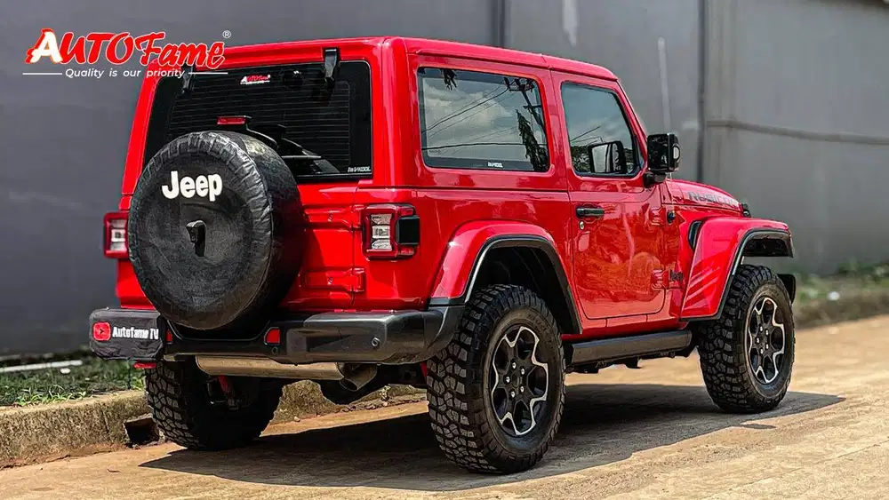 KM7RB Jeep JL Wrangler Rubicon 2Doors 2.0 NIK 2023 Firecracker Red On
