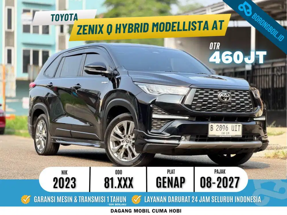 Toyota Zenix Q Hybrid TSS Modellista AT Hitam Metalik 2023/2024