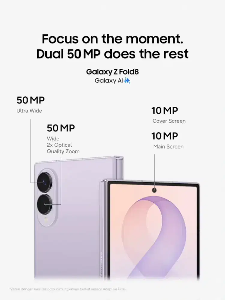 SAMSUNG GALAXY Z FOLD8, PROMO HANDRAISER BANYAK BONUS