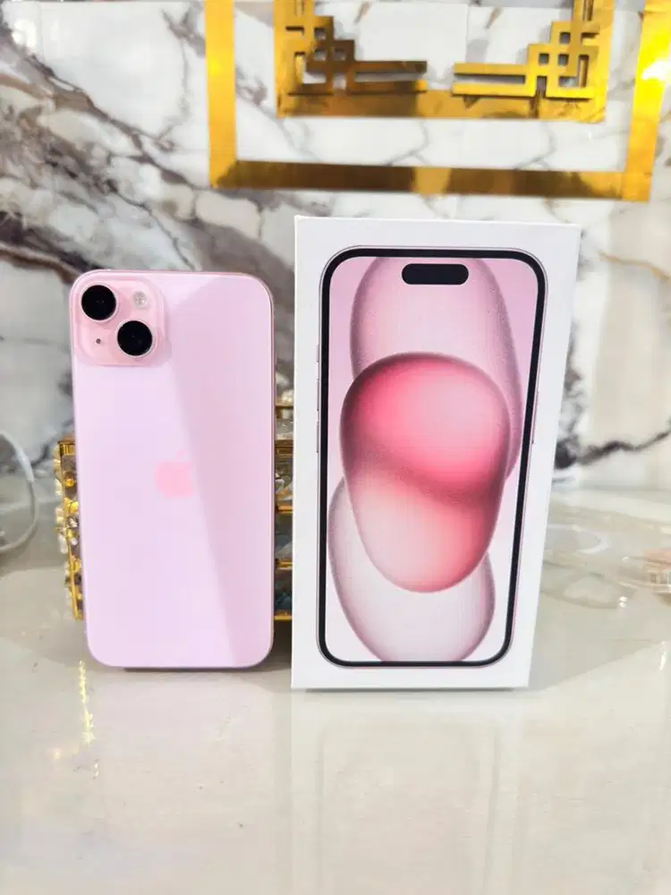 iphone 15plus 128gb fullset noken all operator like new