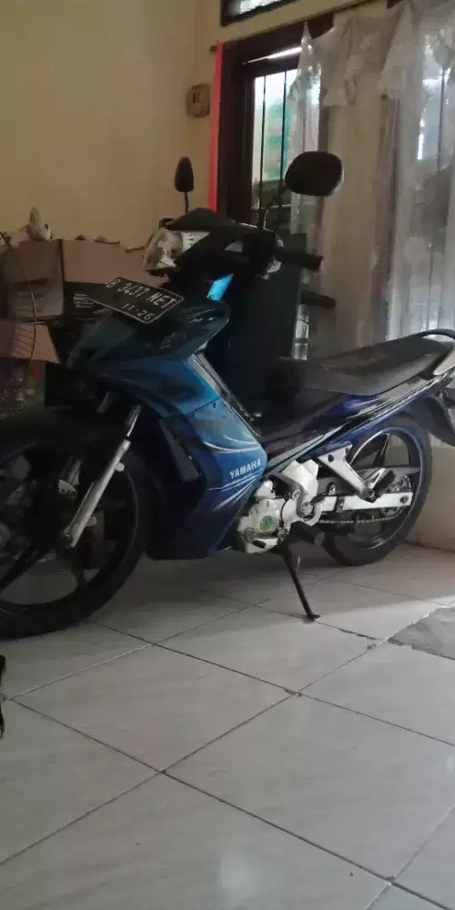 Yamaha jupiter mx 135 non kopling 2008 warna biru