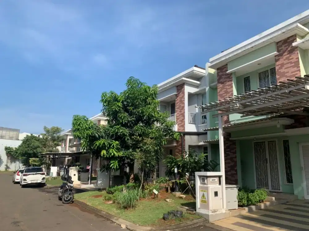 Rumah 2 lantai Faraday utara fully furnished gading serpong