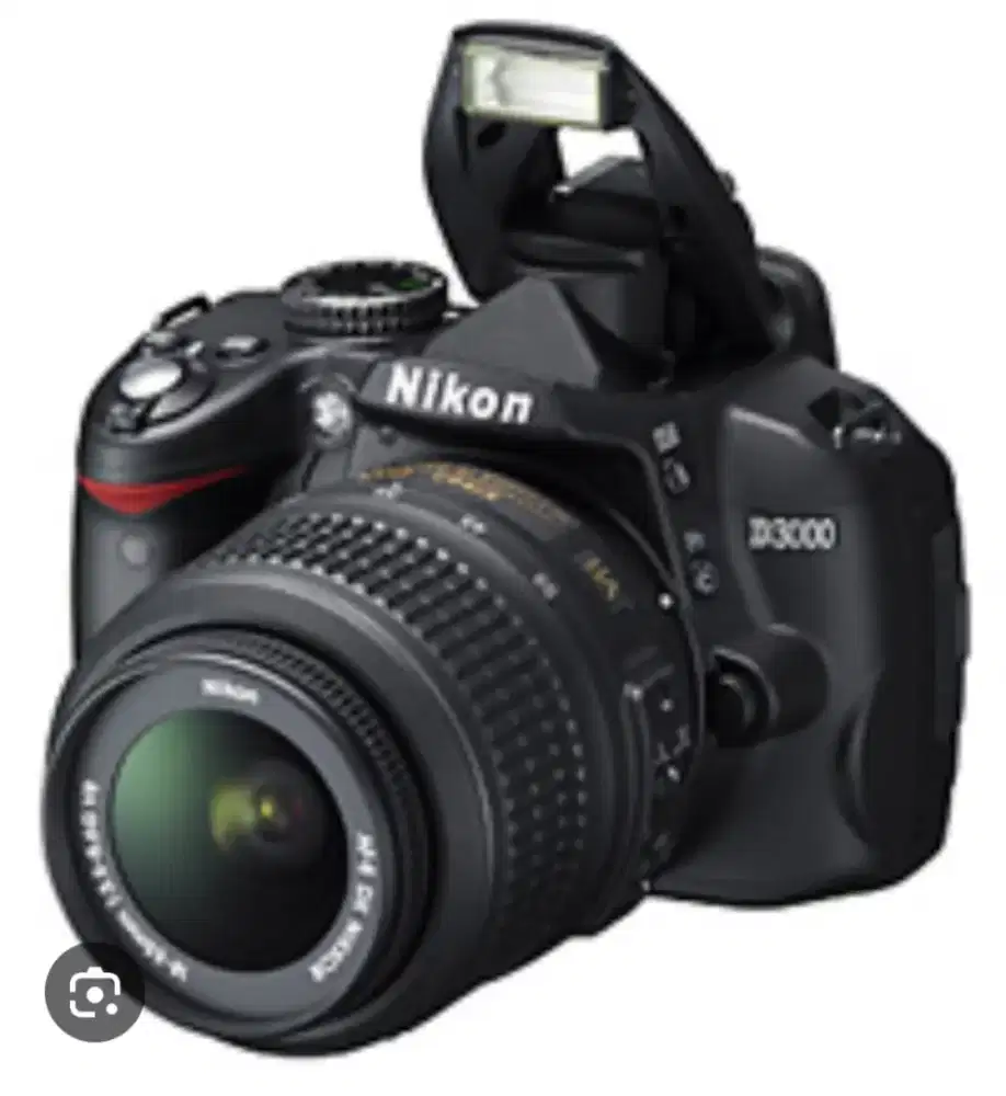 Kamera DLSR merk  Nikon D3000 bekas ,beserta tas