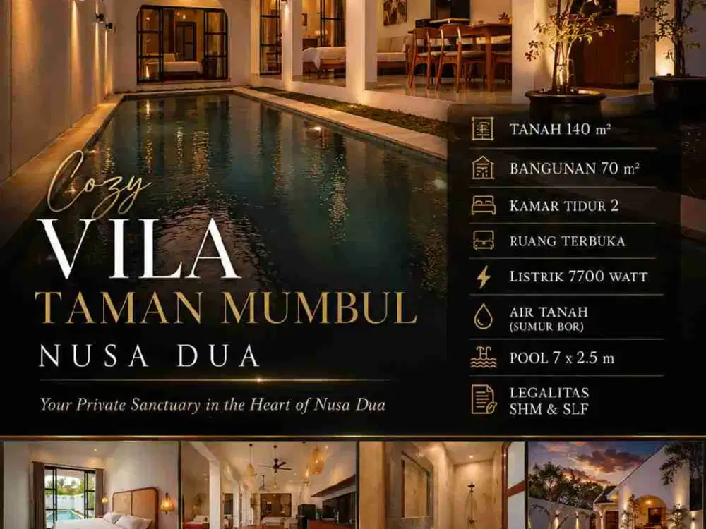 Villa Brand New Furnish Taman Mumbul Nusa Dua