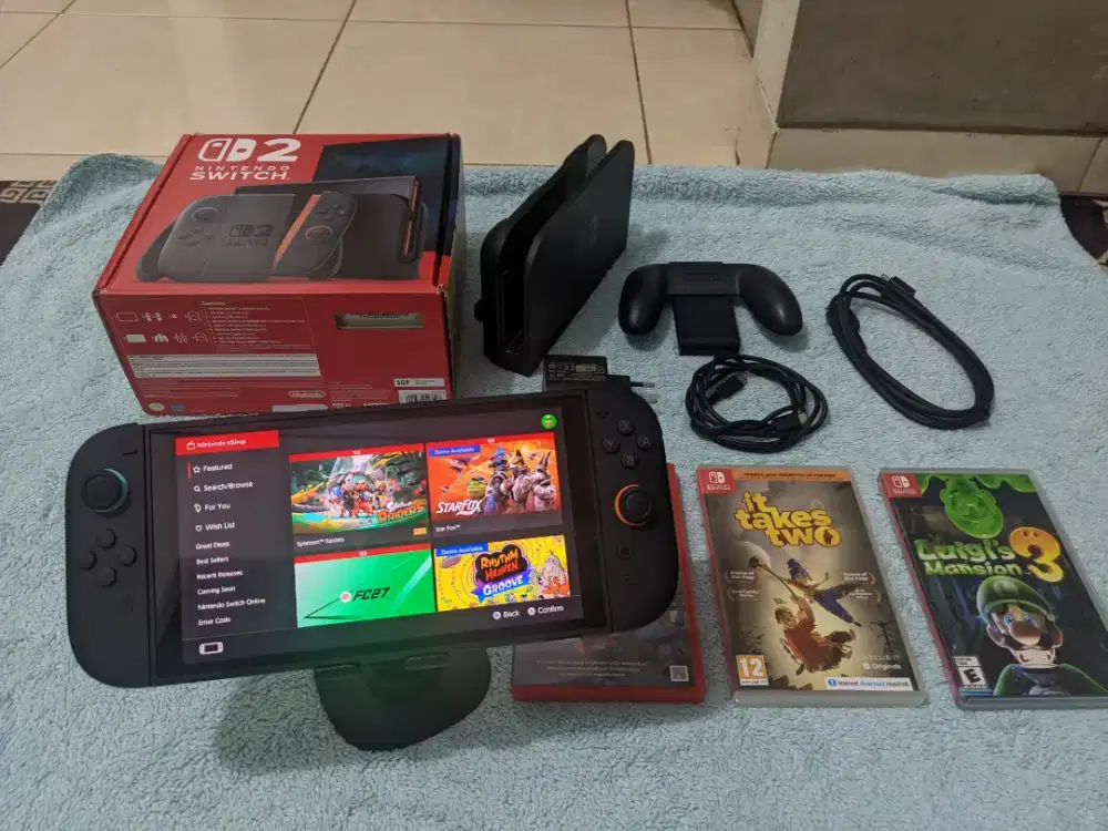 NINTENDO SWITCH 2 ( bonus game sesuai foto )