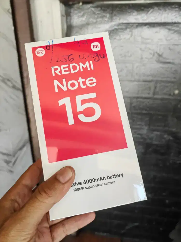 xiaomi redmi note 15 8/256 new segel box