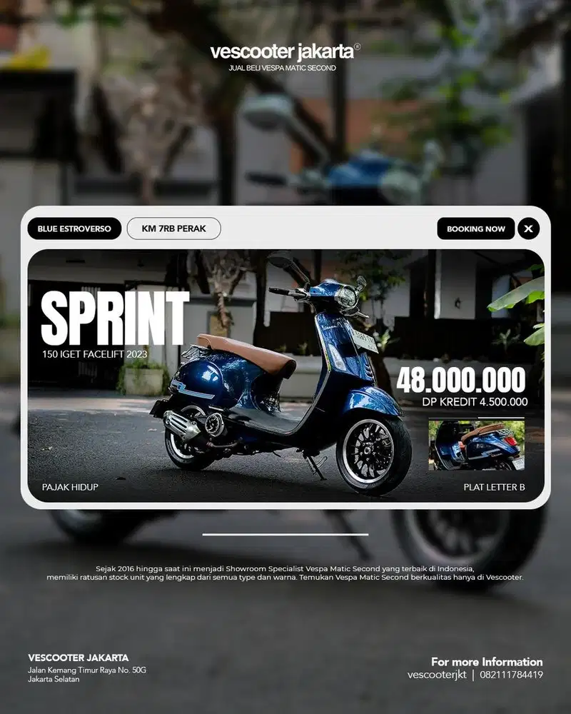PIAGGIO VESPA MATIC SPRINT 150 IGET ABS FACELIFT 2023