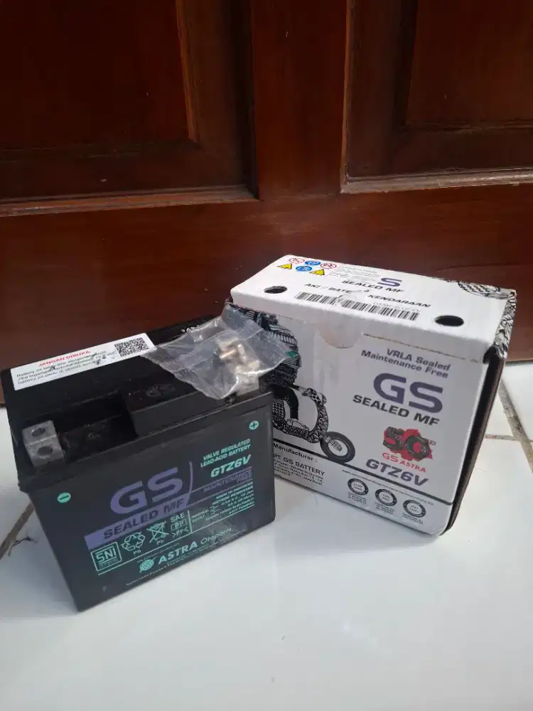 Dijual Accu Aki Motor GS Astra GTZ6V cocok untuk vario 125 Vario 150