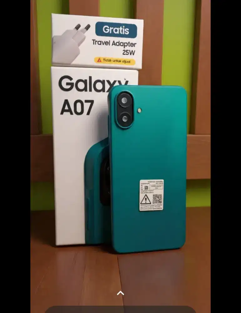 SAMSUNG galaxy A07 Ram 6/128 garansi fuul hampir1tahun cek onlline