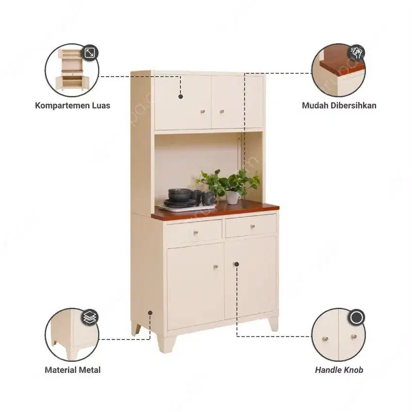 KITCHEN CABINET BAHAN METAL