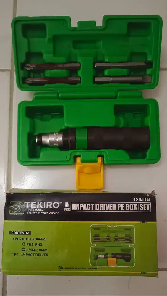 Obeng Impact Driver Set 5 Pcs - Obeng Ketok Tekiro