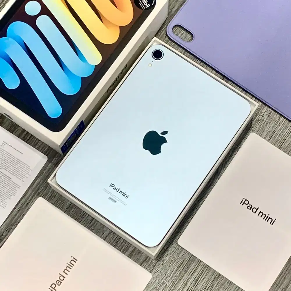 BH 100% IPAD MINI 7 128GB WIFI IBOX BARU PAKAI 2x