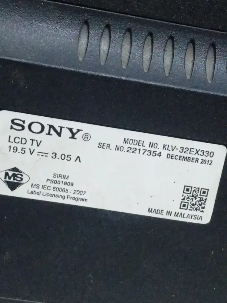 Jual mesin saja tv sony