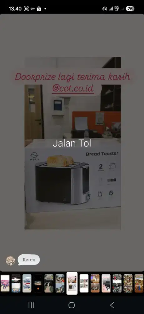 Pemangang roti kels