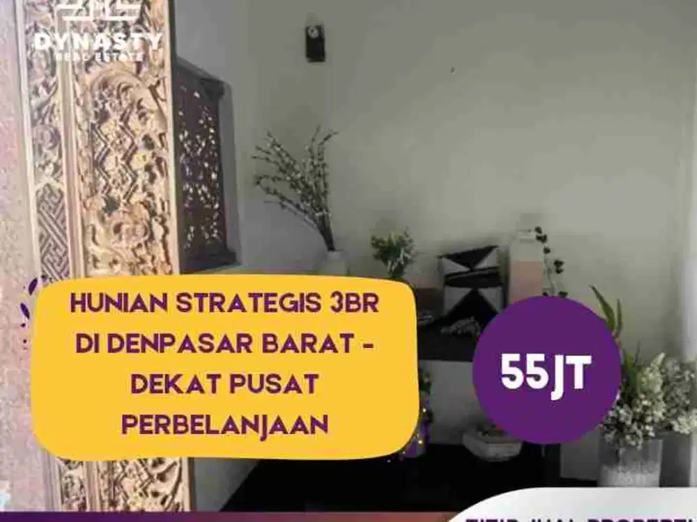 Cari Rumah Nyaman di Denpasar Barat? Ini Pilihannya!