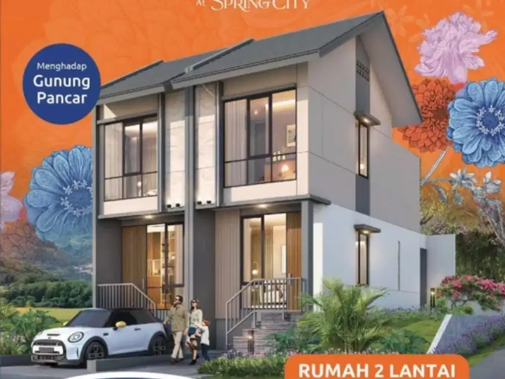 Rumah baru 2 lantai lokasi sejuk pegunungan sentul city Bogor