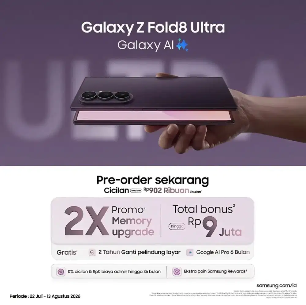 PREE ORDER GALAXY Z FLIP 8&FOLD 8 & FOLD 8 ULTRA