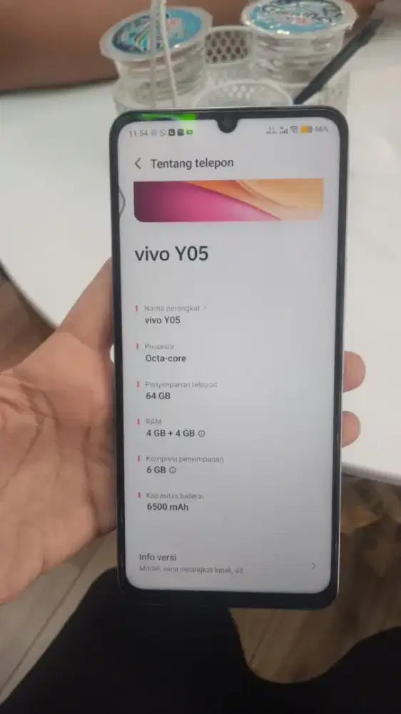 FS VIVO Y05 4+4/64 MULUSS LENGKAP