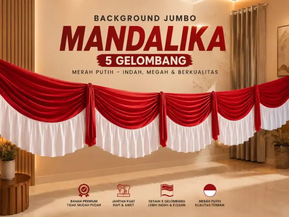 Toko bendera merah putih