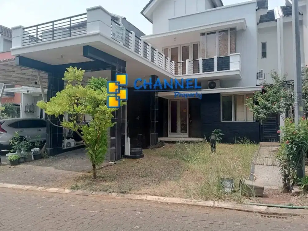 Jual Rumah Cluster 2 Lantai Siap Huni Dekat Tol Delatinos BSD, Vn
