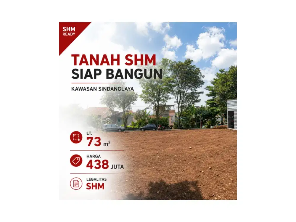 Tanah Siap Bangun Kawasan Sindanglaya Legalitas SHM