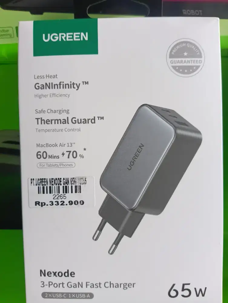 UGREEN NEXODE GAN 65W | ATLANTIS DAHSYAT
