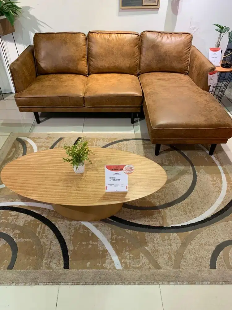 CICILAN SOFA ZENA + COFFE TABLE FULL SET