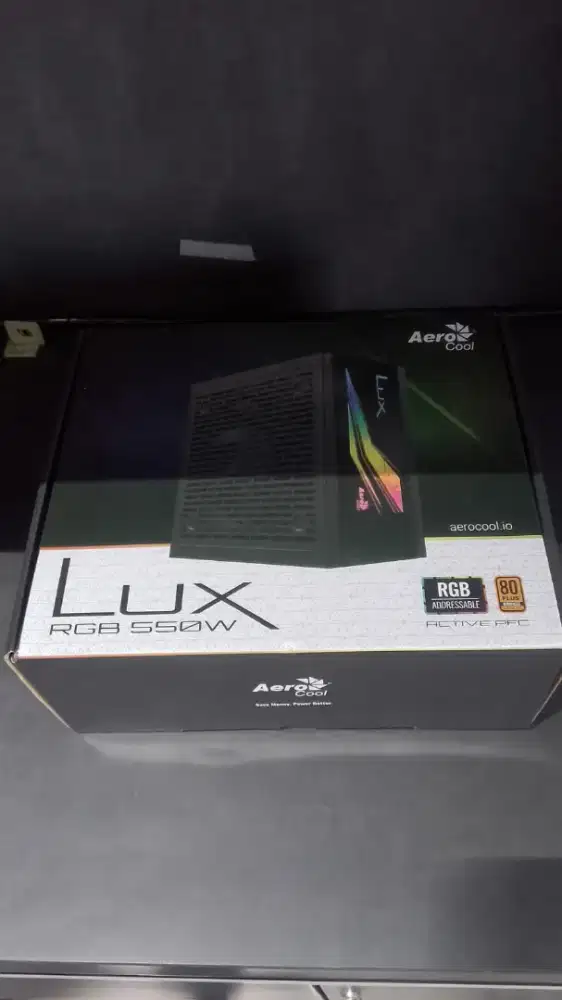 PSU AEROCOOL LUX RGB 550 80+ BRONZE