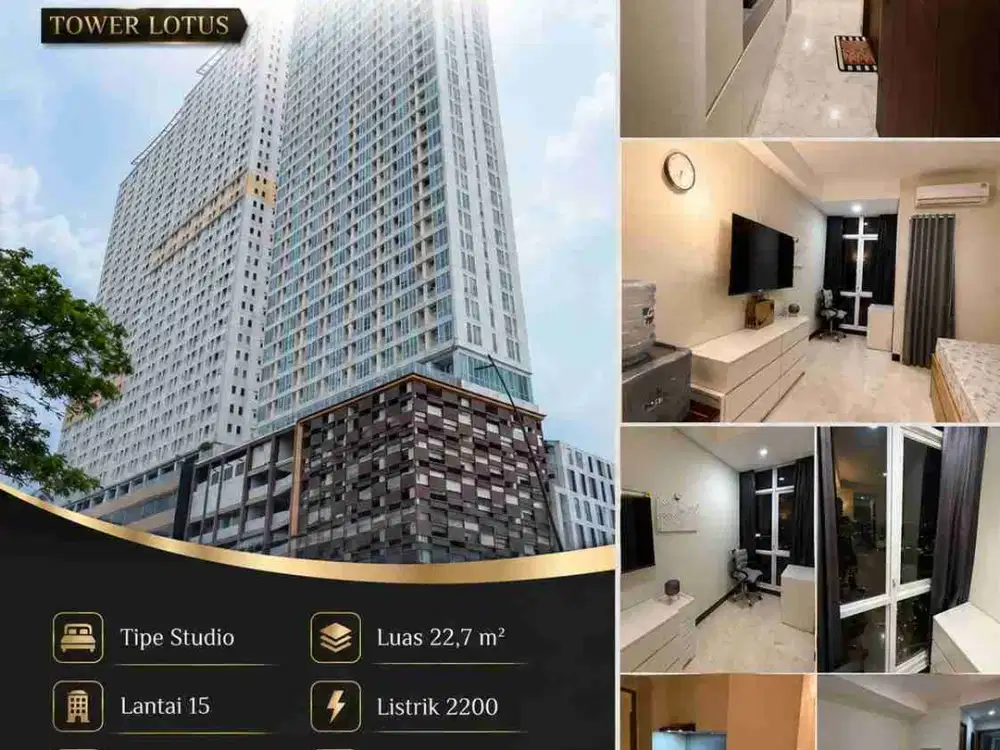 DIJUAL APARTEMEN B RESIDENCE BSD TIPE STUDIO FULL FURNISHED