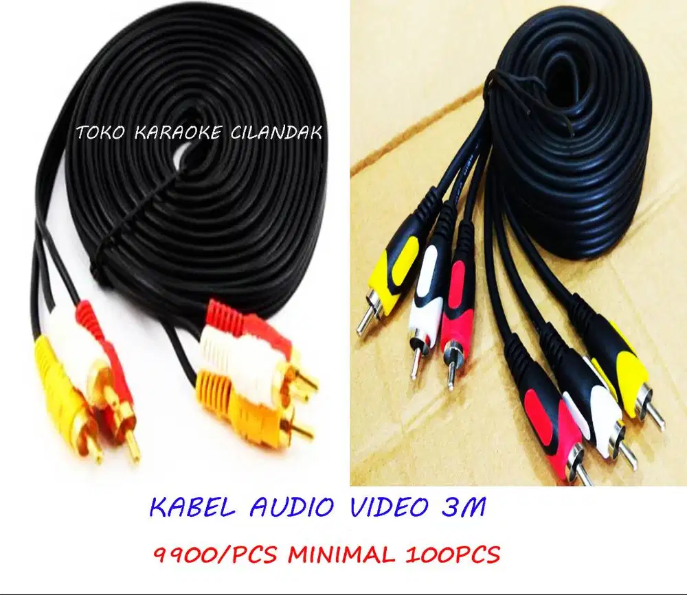 kabel audio baru panjang 3m