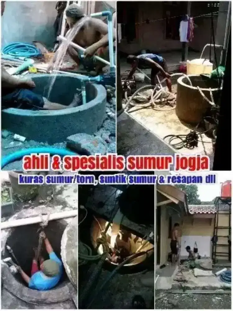 jasa saluran mampet sedot wc suntik sumur bor service servis pompa air