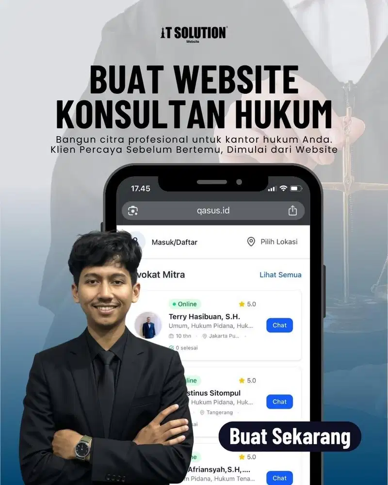 Jasa Pembuatan Website Konsultan Hukum Profesional di Batam