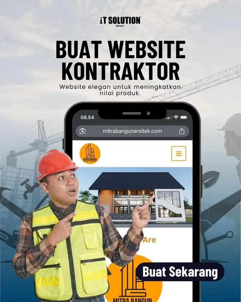 Jasa Pembuatan Website Kontraktor Profesional di Temanggung