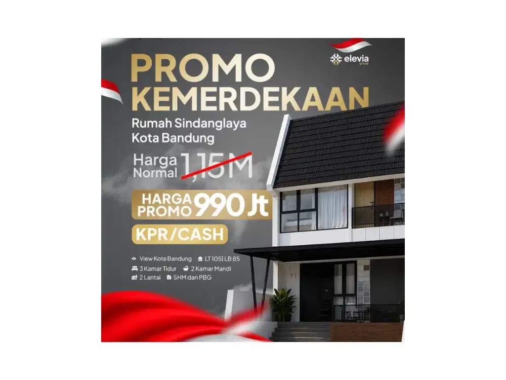 Rumah 3 Kamar Dekat AH Nasution Bandung
