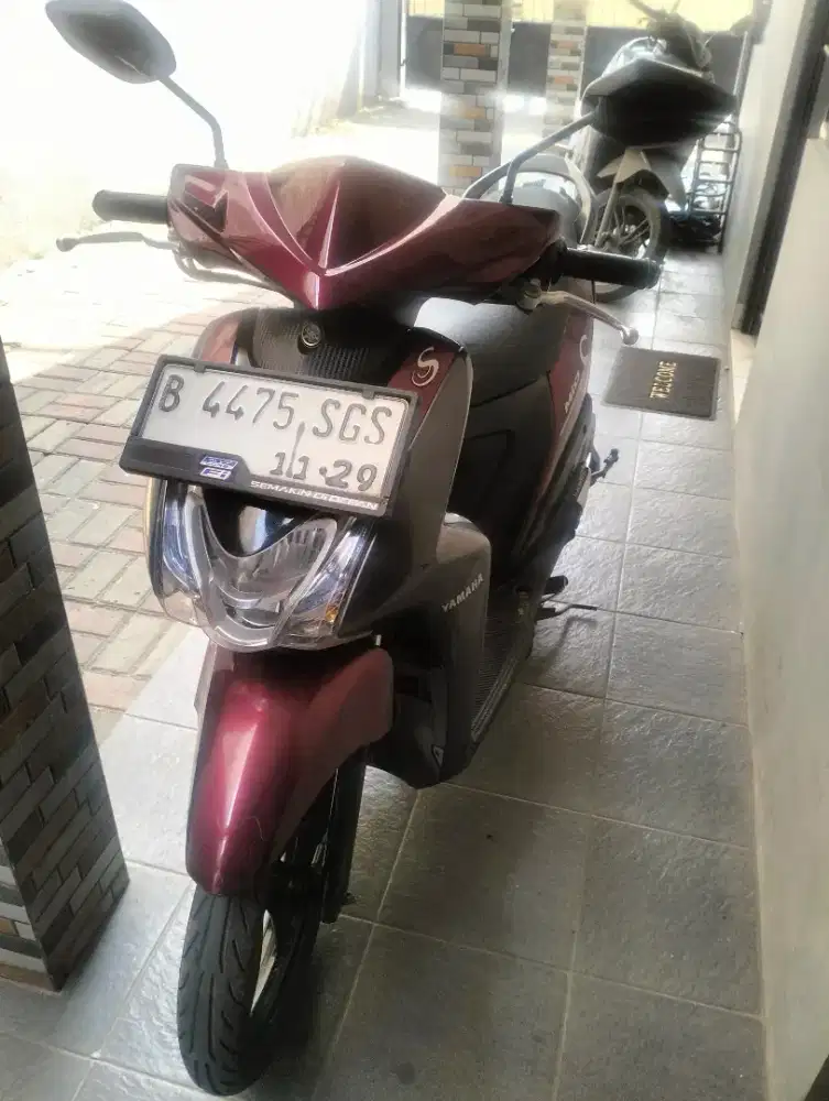 Yamaha Mio S surat lengkap, BPKB, STNK, pajak hidup, starter hidup.