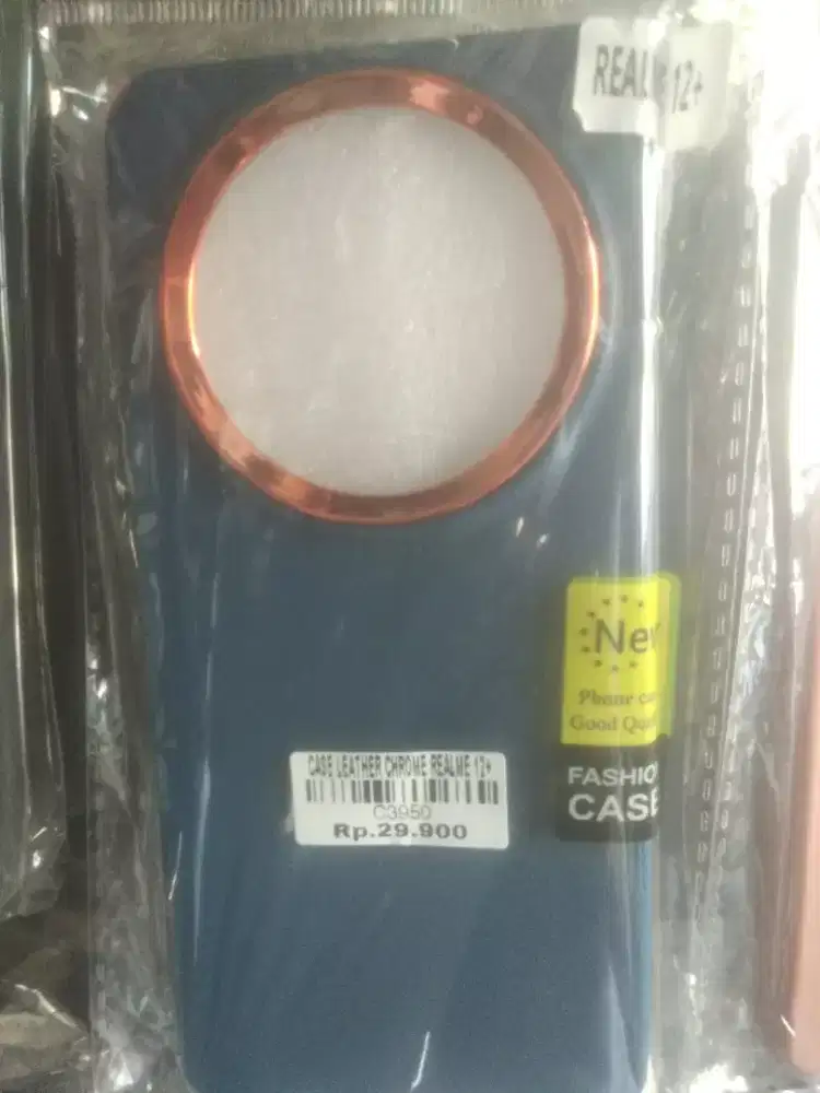 CASE LEATHER CHROME REALME 12+ | ATLANTIS DAHSYAT