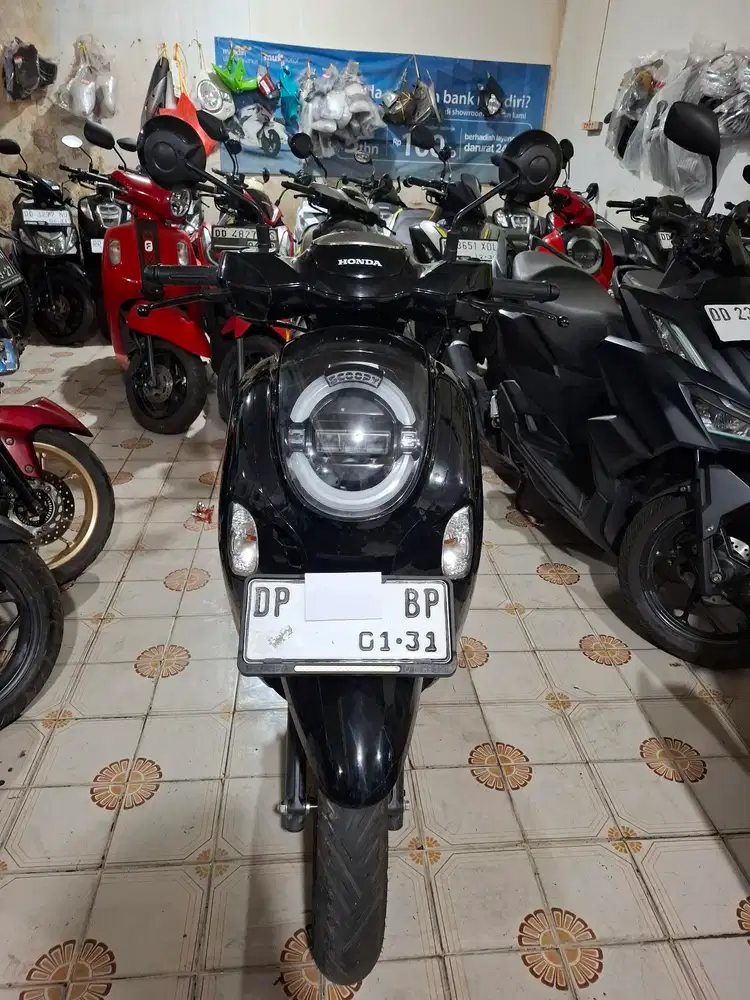 Honda Scoopy 2025 hitam plat DP