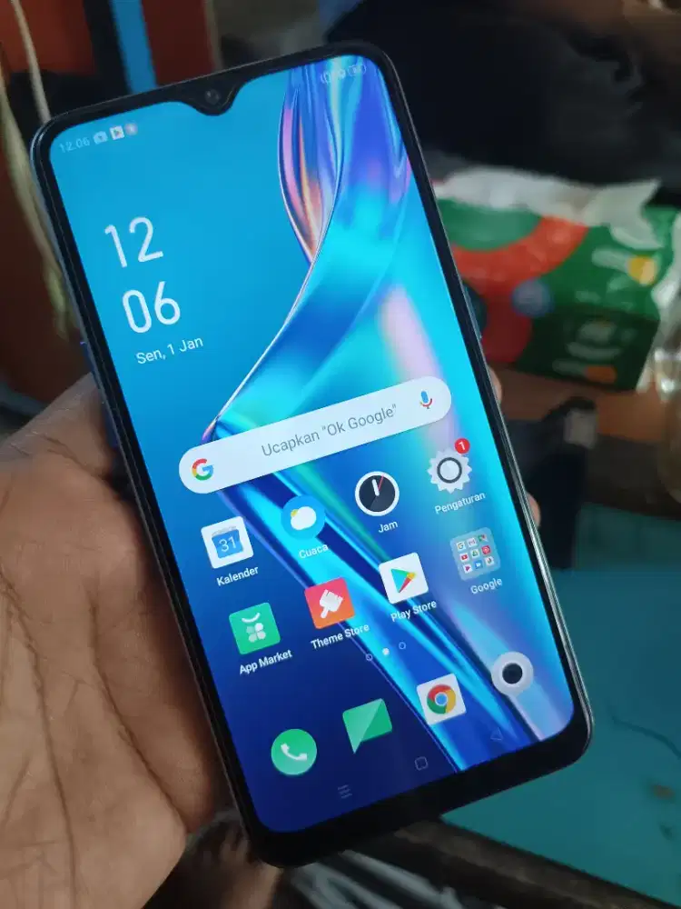 Oppo a12 ram 3/32gb hp aja batangan