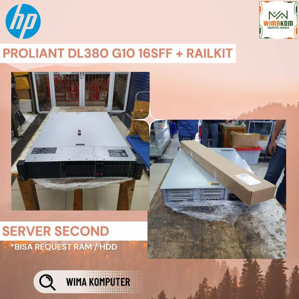 SERVER HP DL380 G10 16 SFF 2x Gold 6138 80 CORE RAM 128GB SSD 4.8TB