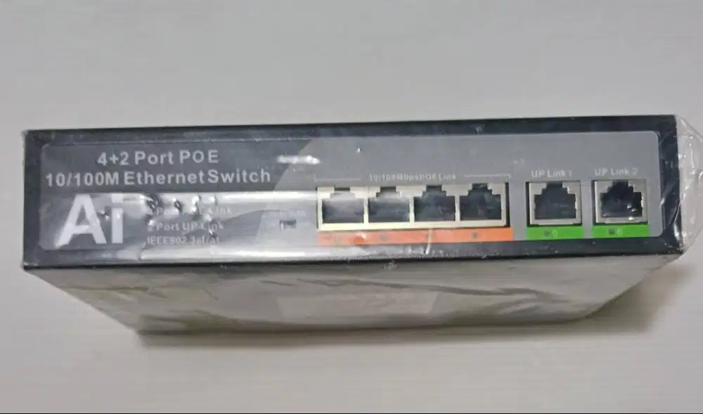 Ai 4+2 Port PoE 10/100M Ethernet Switch