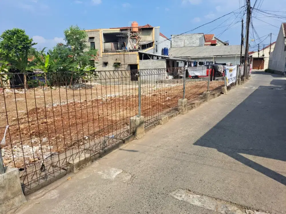 Tanah Murah Bagus Dibangun Rumah Rangkapan Jaya Baru Pancoran Mas Depok Dekat Tol