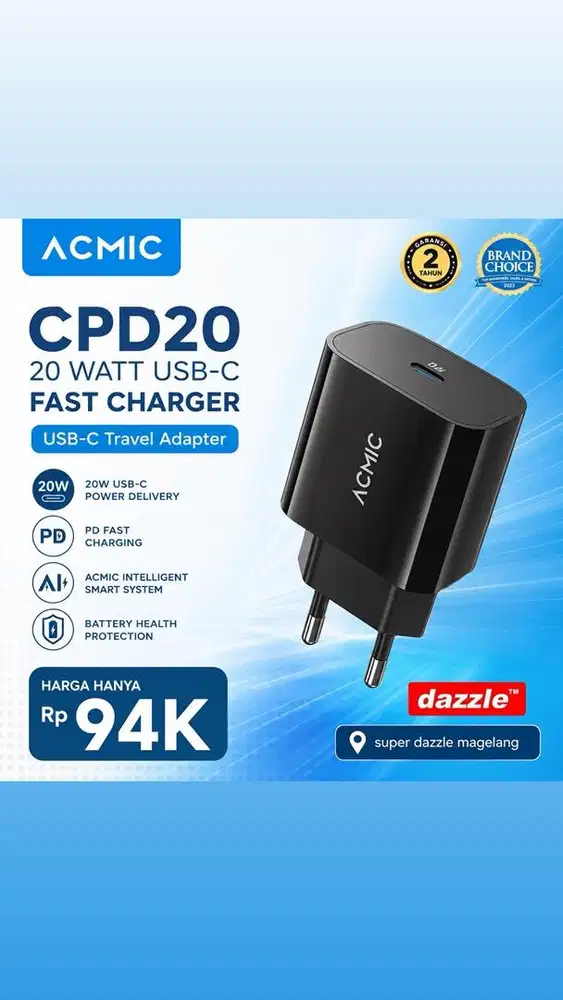 Charger acmic cpd 20 usb C