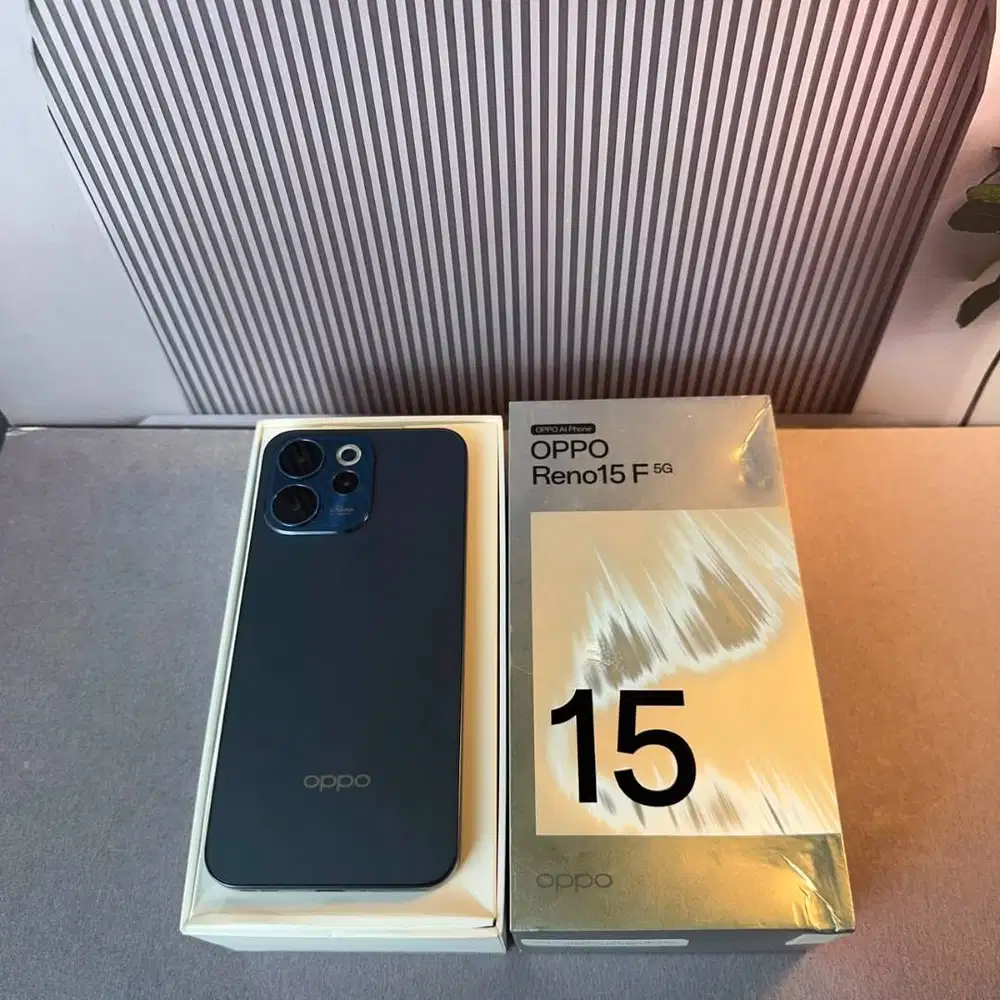 Oppo Reno 15F 5G 8/256gb Resmi Indo Biru Tua
