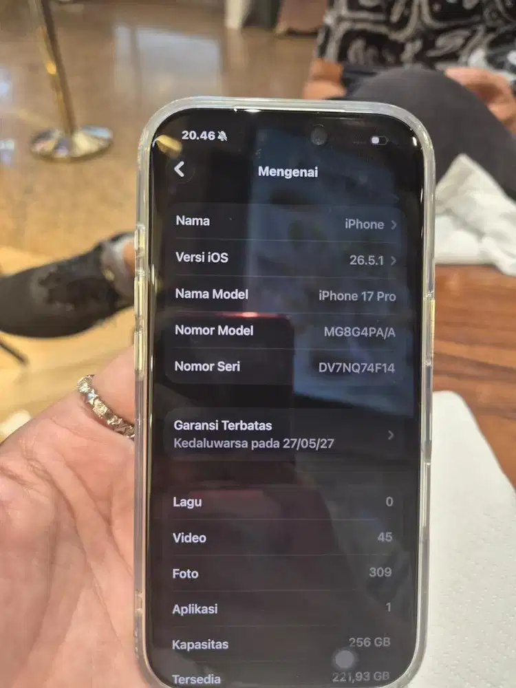 iPhone 17 pro 256gb silver iBox